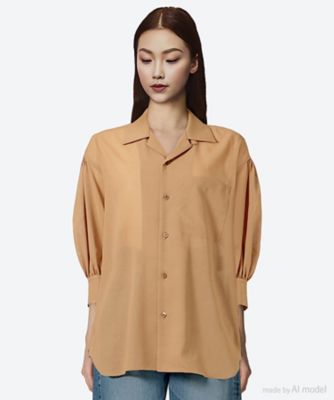 ＜HYKE (Women)＞Ｔ／Ｗ　ＶＯＩＬＥ　ＢＡＬＬＯＯＮ　ＳＬＥＥＶＥ　ＢＬＯＵＳＥ　２５ＳＳ／１５２４２
