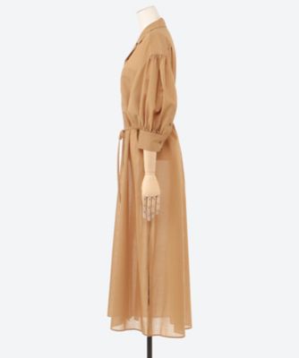 HYKE BALLOON SLEEVE DLESS ロングワンピース サイズ2 0431334238904cl_09?$VS_1500$
