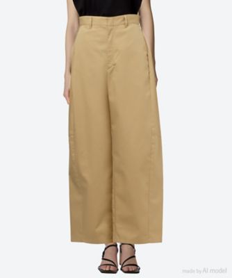 ＜HYKE (Women)＞Ｔ／Ｃ　ＢＡＲＲＥＬ　ＬＥＧ　ＴＲＯＵＳＥＲＳ　２５ＳＳ／１３３３０