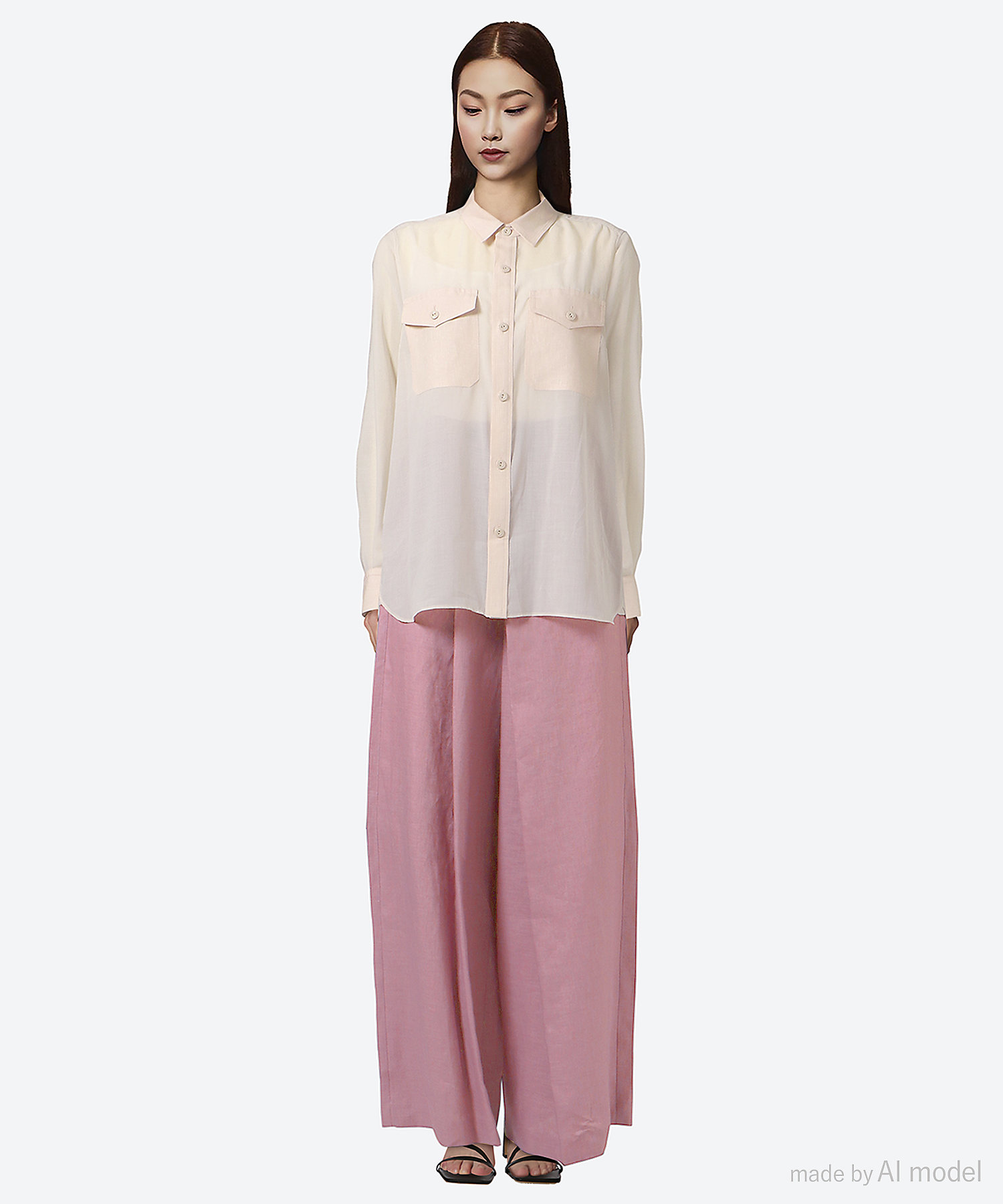 SHEER TWILL SHIRT 25SS/15243 | HYKE SHEER TWILL SHIRT 25SS/15243 | HYKE
