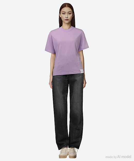 SHEER SHORT―SLV TEE 12408 | HYKE (Women SHEER SHORT―SLV TEE 12408 | HYKE (Women