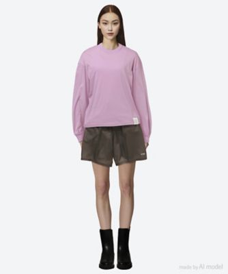 SHEER LONG―SLV TEE 12409 | HYKE (Women