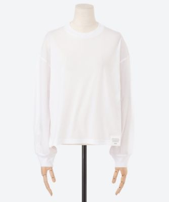 SHEER LONG―SLV TEE 12409 | HYKE (Women