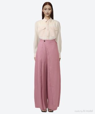 【送料無料】ＬＩＮＥＮ　ＷＩＤＥ　ＬＥＧ　ＰＡＮＴＳ　２５ＳＳ／１３３３６