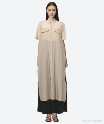 ＜HYKE (Women)＞ＴＡ／Ｃ　ＬＡＷＮ　ＤＲＥＳＳ　２５ＳＳ／１６２３９