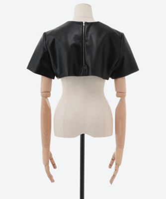ＦＡＵＸ　ＬＥＡＴＨＥＲ　ＣＲＯＰＰＥＤ　ＴＯＰ　２５ＳＳ／１７４９７