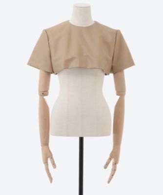 ＦＡＵＸ　ＬＥＡＴＨＥＲ　ＣＲＯＰＰＥＤ　ＴＯＰ　２５ＳＳ／１７４９７