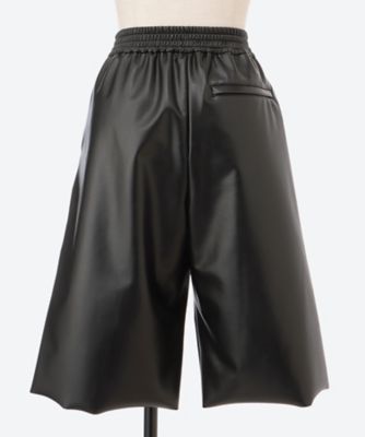 FAUX LEATHER SHORTS 25SS／13324