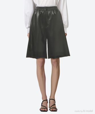 ＜HYKE (Women)＞ＦＡＵＸ　ＬＥＡＴＨＥＲ　ＳＨＯＲＴＳ　２５ＳＳ／１３３２４