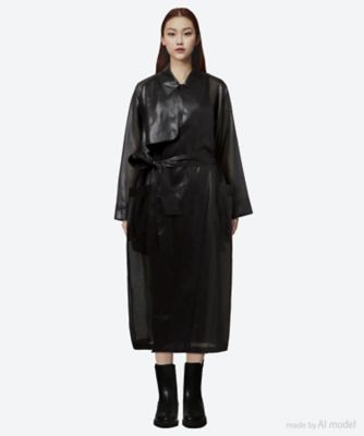 ＜HYKE (Women)＞ＶＯＩＬＥ　ＴＲＥＮＣＨ　ＣＯＡＴ　１７４９９
