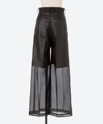 パンツ hyke STRETCH WIDE LEG PANTS STRETCH WIDE LEG PANTS-ストレッチワイドレッグパンツ-HYKE