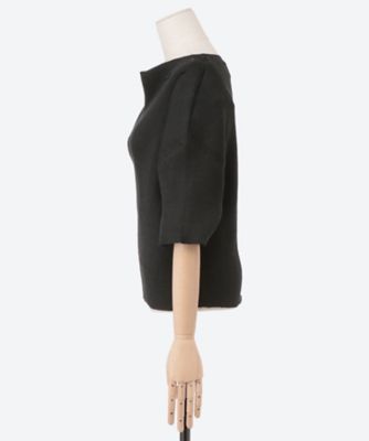 Ｉｒｅｎａ　ｄｒａｐｅ　ｎｅｃｋ　ｋｎｉｔ　ｐｕｌｌｏｖｅｒ　ＢＫ　　ＡＲ２５１８―ＢＫ