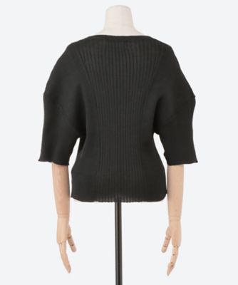 Ｉｒｅｎａ　ｄｒａｐｅ　ｎｅｃｋ　ｋｎｉｔ　ｐｕｌｌｏｖｅｒ　ＢＫ　　ＡＲ２５１８―ＢＫ