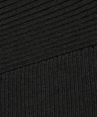 Ｉｒｅｎａ　ｄｒａｐｅ　ｎｅｃｋ　ｋｎｉｔ　ｐｕｌｌｏｖｅｒ　ＢＫ　　ＡＲ２５１８―ＢＫ