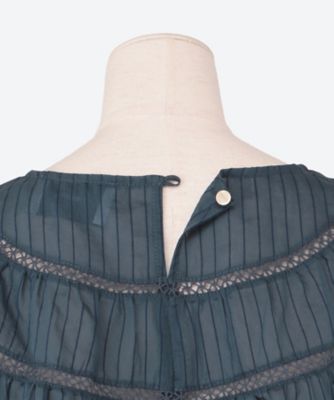 ブラウス　Ｓｏｌ　Ｓｔｒｉｐｅ　４１１０７０００９１