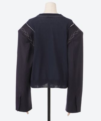 ＳＥＡＭＬＥＳＳ　ＫＮＩＴ　ＳＷＥＡＴＥＲ　ＡＮＤ　ＢＬＡＺＥＲ　ＳＬＥＥＶＥＳ　１２０５０９８９４１１３