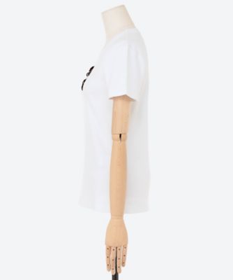 【関税込み】Meryll Rogge ホワイト フローラル Tシャツ Meryll Rogge White Floral T-shirt In White/white | ModeSens
