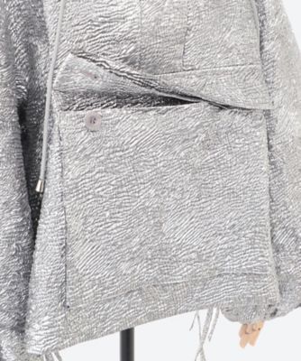 国内未発売 Jiberish ジバリッシュ アノラック XXL グロッシーツイル サイドスリット アノラックパーカ-【MADE IN