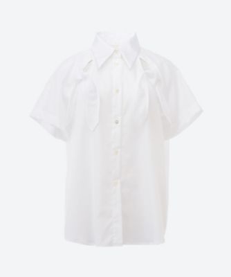 IHNN (Women)/イン ＨＡＬＦ　ＳＬＥＥＶＥ　ＴＩＥ　ＢＬＯＵＳＥ　ＩＤ２５Ｓ―ＢＬ０１