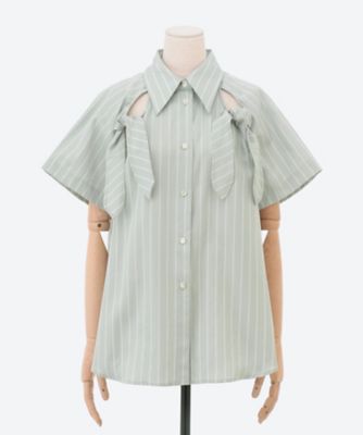 ＨＡＬＦ　ＳＬＥＥＶＥ　ＴＩＥ　ＢＬＯＵＳＥ　ＩＤ２５Ｓ―ＢＬ０１