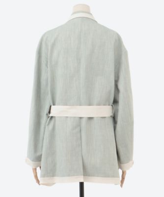 ＬＩＮＥＮ　ＴＷＥＥＤ　ＷＩＤＥ　ＤＯＵＢＬＥ　ＪＡＣＫＥＴ　ＩＤ２５Ｓ―ＪＫ０１