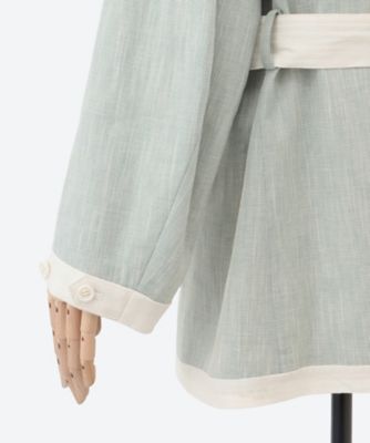 ＬＩＮＥＮ　ＴＷＥＥＤ　ＷＩＤＥ　ＤＯＵＢＬＥ　ＪＡＣＫＥＴ　ＩＤ２５Ｓ―ＪＫ０１