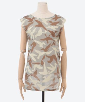 【SALE】IHNN (Women)/イン KAMO PRINT TANKTOPS ID25S―TP03 LIGHT BLUE トップス【三越伊勢丹/公式】