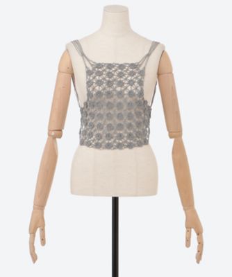 ＜babaco (Women)＞Ｃｒｏｃｈｅｔ　Ａｃｃｅｓｏｒｙ　Ｔｏｐ　ＢＡ０１―ＦＫ２６