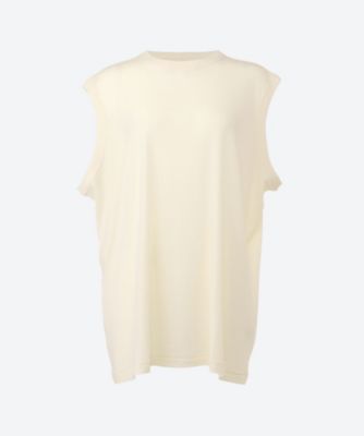 ＜babaco (Women)＞Ｔｗｉｓｔｅｄ　Ｃｏｔｔｏｎ　Ｌｏｏｓｅ　Ｔａｎｋ　Ｔｏｐ　ＢＡ０１―ＣＲ４９