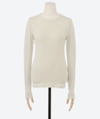 Ｃｏｔｔｏｎ／Ｓｉｌｋ　Ｂａｓｉｃ　Ｌｏｎｇ　Ｓｌｅｅｖｅ　Ｔ―ｓｈｉｒｔ　ＢＡ０１―ＣＲ３６