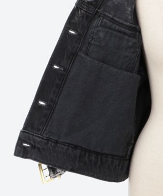 ジャケット Heavy Denim Belted Jacket BELTED TRF DENIM JACKET - Dark indigo | ZARA United States