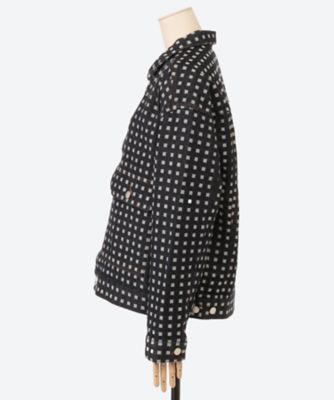 GRID DENIM JACKET DJ02 | REVERBERATE (Women