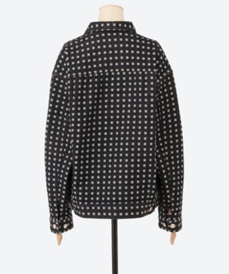 GRID DENIM JACKET DJ02 | REVERBERATE (Women