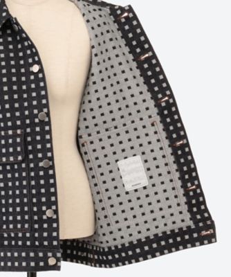 GRID DENIM JACKET DJ02 | REVERBERATE (Women