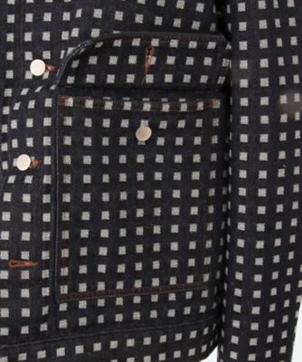 GRID DENIM JACKET DJ02 | REVERBERATE (Women 