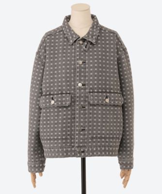 GRID DENIM JACKET DJ02 | REVERBERATE (Women