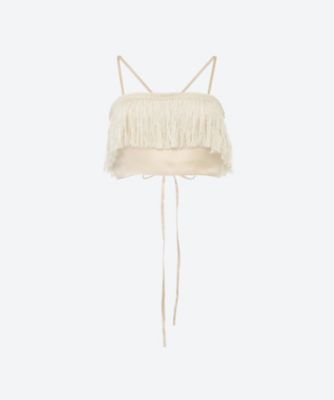 ERiKOKATORi (Women)/エリコカトリ ｆｒｉｎｇｅ　ｓｉｌｋ　ｃａｍｉｓｏｌｅ　ＥＫ１０―２―１