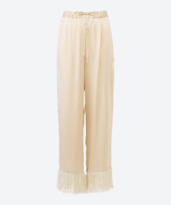 ＜ERiKOKATORi (Women)＞ｆｒｉｎｇｅ　ｓｉｌｋ　ｐａｎｔｓ　ＥＫ１０―２―３