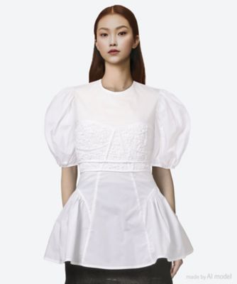 ＜CECILIE BAHNSEN (Women)＞ブラウス　１．２５ＲＴＷ１１００３