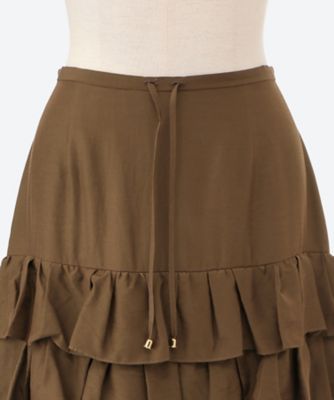 スカート４ｗｒｉｎｋｌｅ　ｓｉｌｋ　ｃｕｐｒａ　ｓｋｉｒｔ　０４４７３