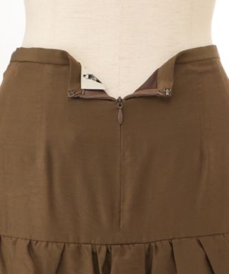 スカート４ｗｒｉｎｋｌｅ　ｓｉｌｋ　ｃｕｐｒａ　ｓｋｉｒｔ　０４４７３