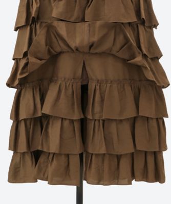 スカート４ｗｒｉｎｋｌｅ　ｓｉｌｋ　ｃｕｐｒａ　ｓｋｉｒｔ　０４４７３