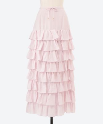 スカート４ｗｒｉｎｋｌｅ　ｓｉｌｋ　ｃｕｐｒａ　ｓｋｉｒｔ　０４４７３