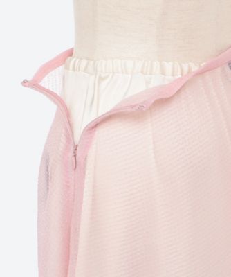 スカート　７ｍｏｓａｉｃ　ｏｒｇａｎｄｙ　ｓｋｉｒｔ　０４４７２