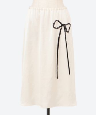 スカート　７ｍｏｓａｉｃ　ｏｒｇａｎｄｙ　ｓｋｉｒｔ　０４４７２