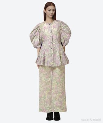 パンツ 24forest flower cordury