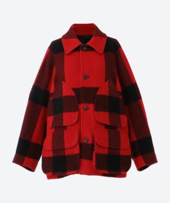 ＜blurhms (Women)＞ジャケット　Ｂｕｆｆａｌｏ　Ｐｌａｉｄ　Ｈｕｎｔｉｎｇ　Ｊａｃｋｅｔ　ＢＨＳ２５Ｆ００７