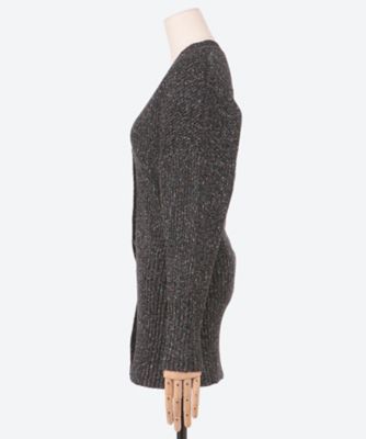 Ｇｒｅｅｒ　ｍｅｌａｎｇｅ　ｋｎｉｔ　ｃａｒｄｉｇａｎ　ＢＫ　ＡＰ２５０３―ＢＫ