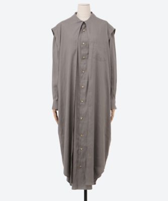 SATORU SASAKI (Women)/サトル ササキ シャツドレス S9S002―212 GRAY ワンピース・ドレス【三越伊勢丹/公式】
