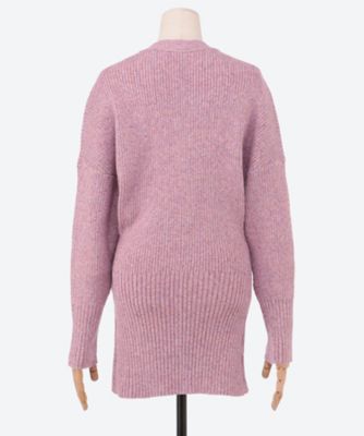 AKIRANAKA アキラナカ　Galinaカーディガン Greer crew neck knit cardigan BK